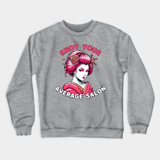 Geisha hairstylist for beauticians Crewneck Sweatshirt